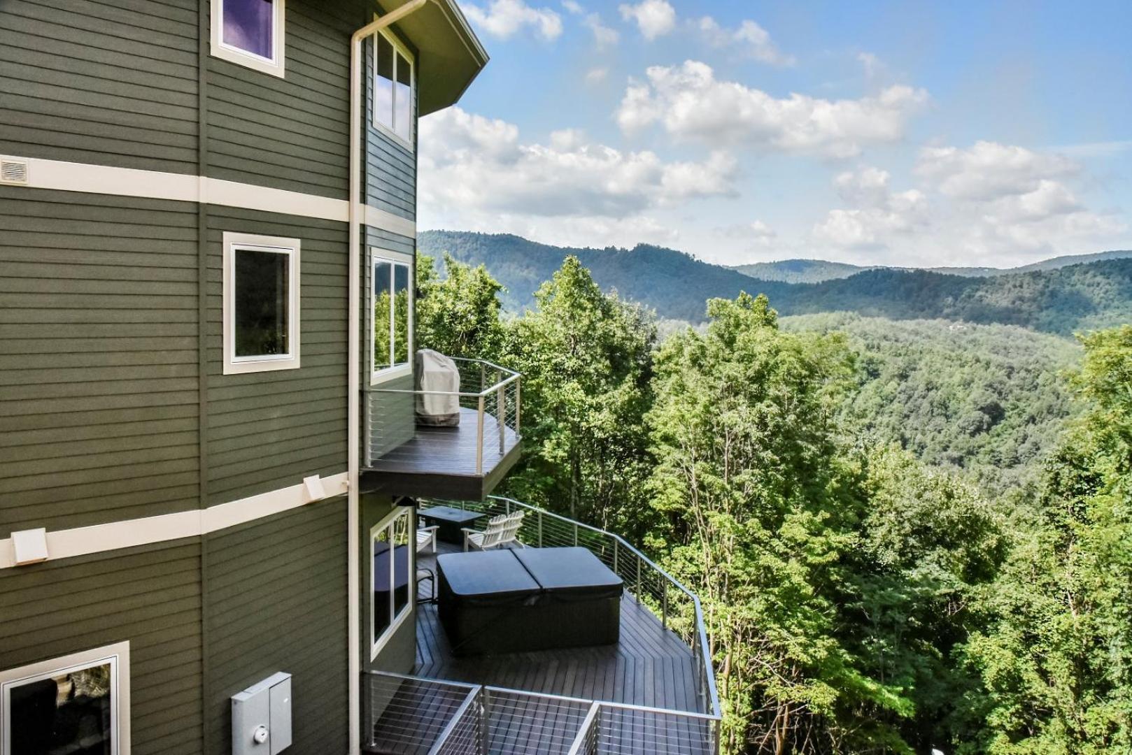 Skytop Chalet Pet Friendly, Hot Tub And Views Villa Black Mountain Exterior foto